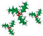 Holly Branch 2 Clip Art